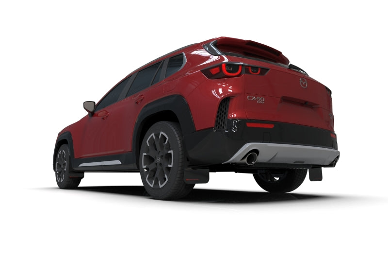 Rally Armor - 2024 Mazda CX-50 Black UR Mud Flap W/Red Logo (Will Not Fit CX-5) MF107-UR-BLK-RD MF107-UR-BLK-RD User 1