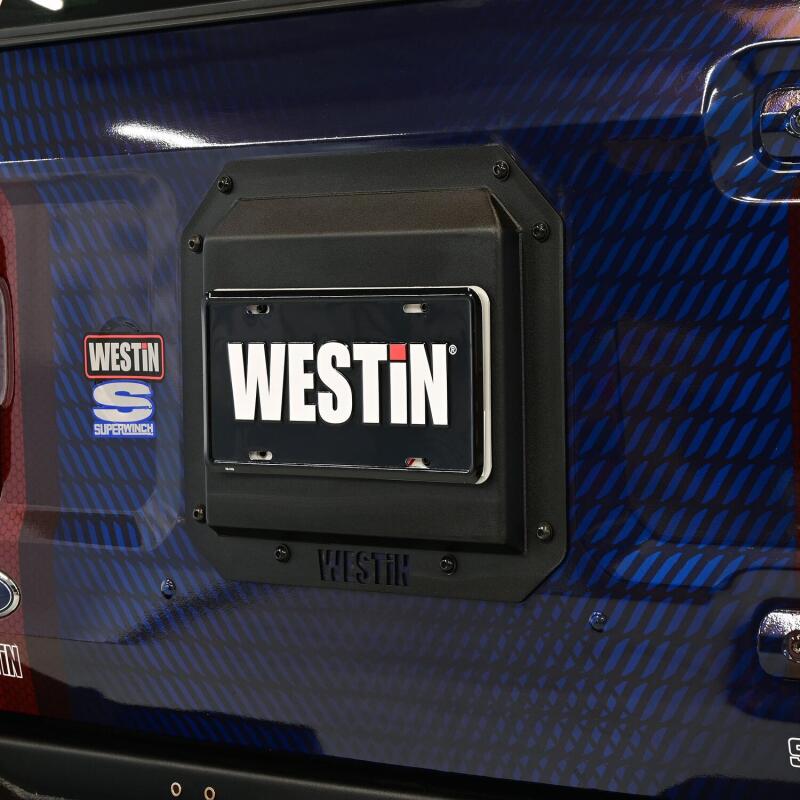 Westin 21-25 Ford Bronco (Excl. Sport) Spare Tire Delete Plate - Tex. Blk 59-89055 59-89055 Photo - Mounted