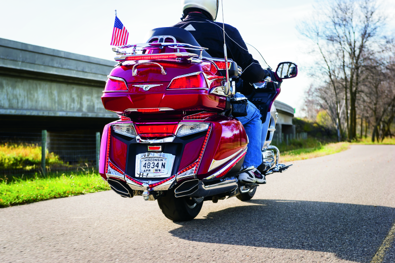 Kuryakyn L.E.D. Lighted Trunk Lid Handle 01-17 GL1800 Chrome 3215 3215 User 3