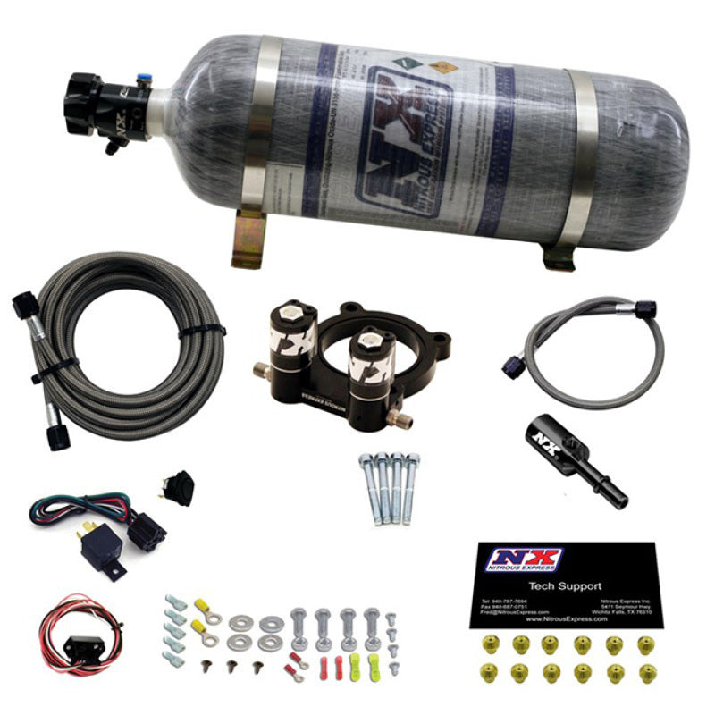 Nitrous Express Ford 2.3L Ecoboost Nitrous Plate Kit w/12lb Bottle 20954-12 20954-12 Photo - Primary