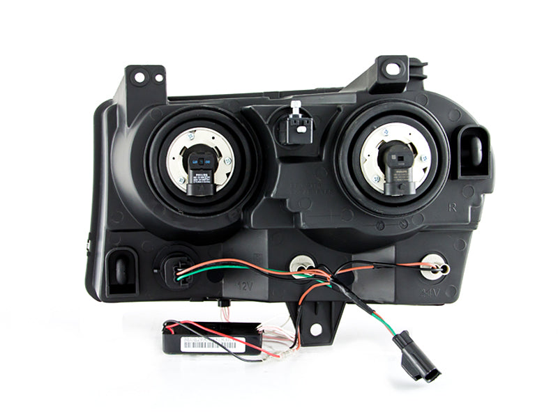 Anzo 2005-2010 Chrysler 300 Crystal Headlights w/ Halo Chrome (CCFL) 121137 Photo - Unmounted