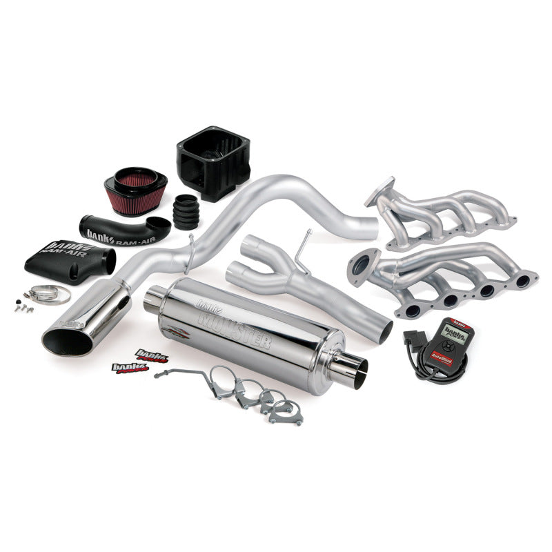 Banks Power 10 Chevy 5.3L ECSB FFV PowerPack System - SS Single Side-Exit Exhaust w/ Chrome Tip 48081 48081 Photo - Primary