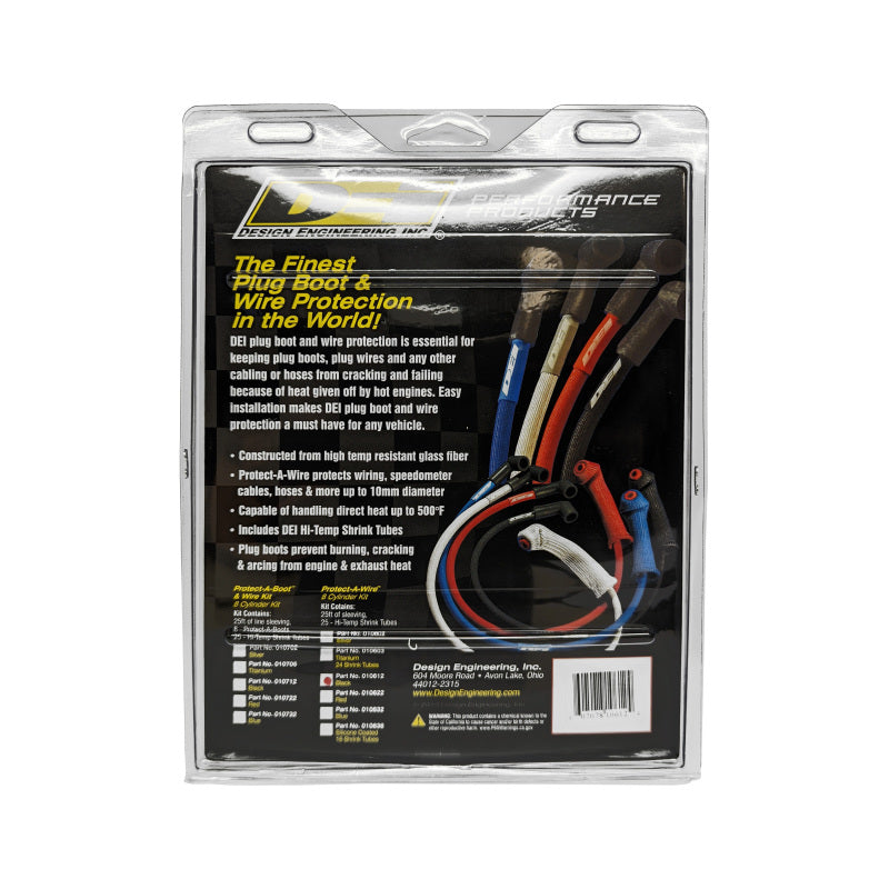 DEI Protect-A-Wire 8 Cylinder - Black 10612 10612 Photo - Unmounted