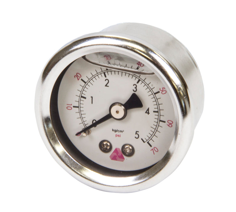 NRG TN Fuel Pressure Gauge 70psi 08174 FRG-110G Photo - Primary