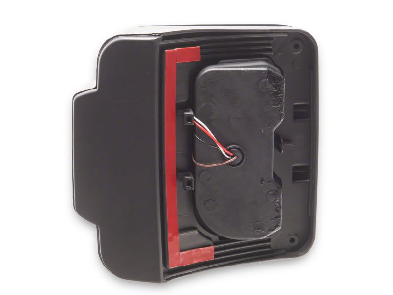 Raxiom 07-18 Jeep Wrangler JK Axial Series LED Tail Lights- Blk Housing (Smoked Lens) J183262 J183262 Photo - Close Up