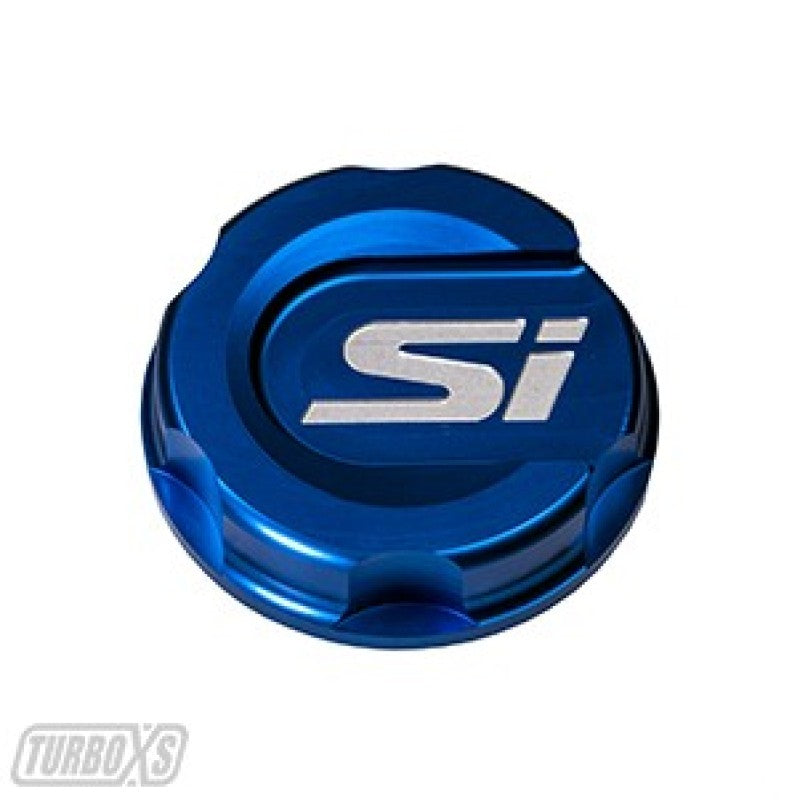 Turbo XS 2016+ Honda Civic Blue Oil Cap HC-OC-BLU-SI HC-OC-BLU-SI Photo - Primary
