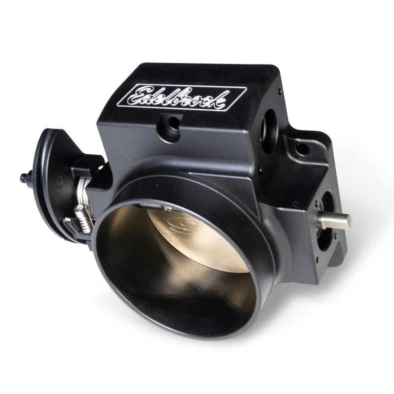 Edelbrock EFI Throttle Body Pro-Flo XT 90mm Black Mat Anodized Finish 39703 39703 Photo - out of package