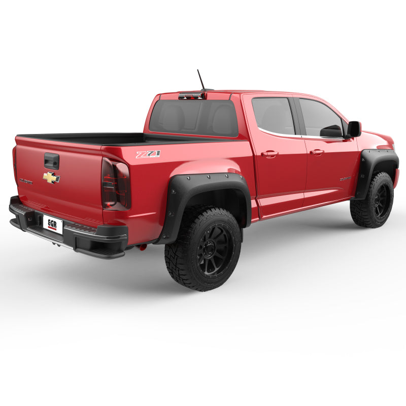 EGR 15-22 Chevrolet Colorado Bolt-On Style Fender Flares - Set - Black BLF1013 BLF1013 Photo - Mounted