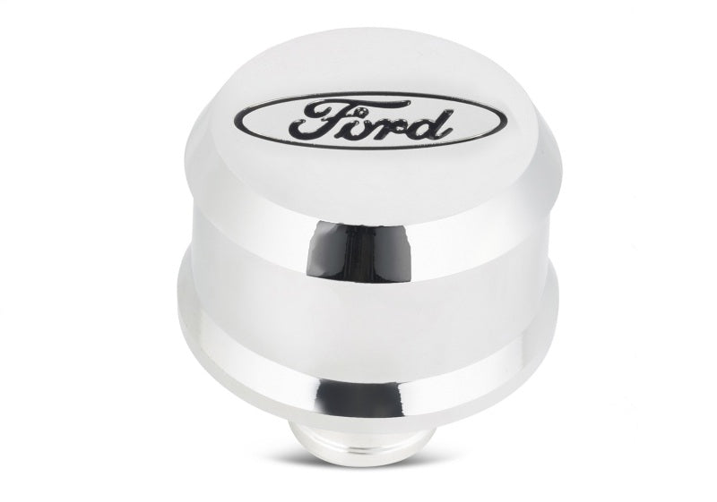 Ford Valve Cover Breather w/ Slant Edge Alm Chrome FRD302-439 302-439 Photo - Unmounted