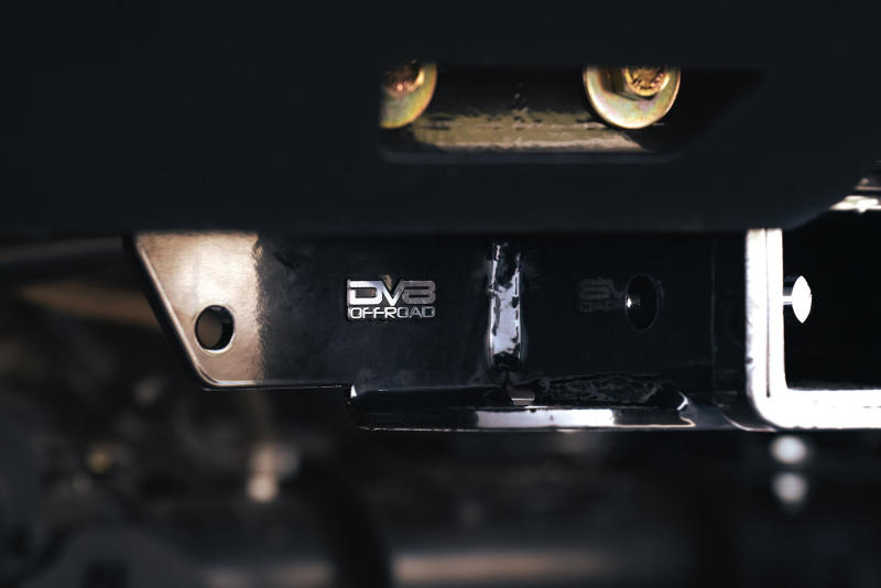 DV8 Offroad 07-21 Jeep Wrangler (JK/JL) Bolt-On Hitch w/o Lights AHJP-02 AHJP-02 Photo - Mounted