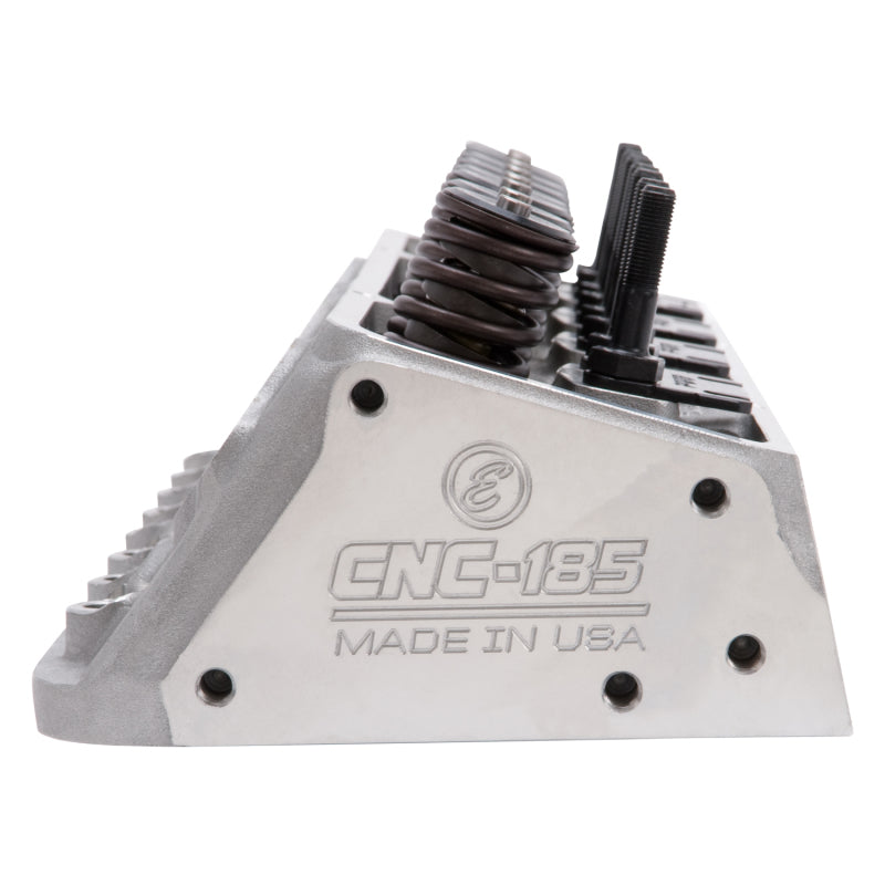 Edelbrock Cylinder Head, SBC, E-CNC 185, 64CC, Straight Plug for Hydraulic Roll. 79895 Photo - out of package