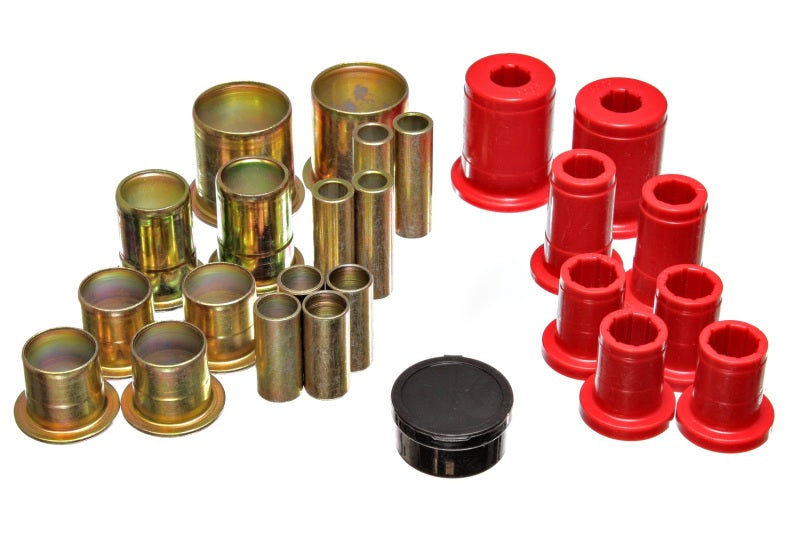 Energy Suspension Control Arm Bushing Set Red Chevrolet Bel Air All 1973-1973 3.3104R Photo - Primary