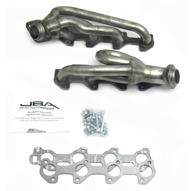 JBA 02-03 Dodge RAM 4.7L PowerTech 1-1/2in Primary Raw 409SS Cat4Ward Header 1949S-1 1949S-1 Photo - Primary