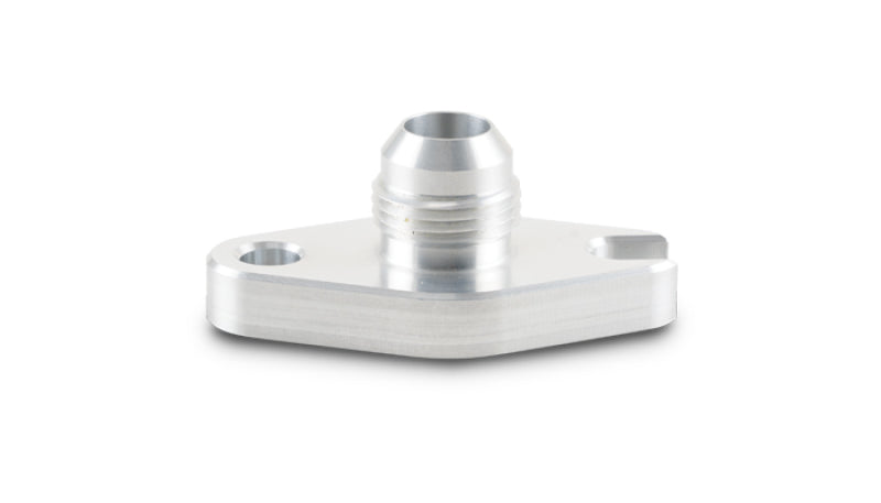 Vibrant Aluminum Oil Drain Flange (w/Crowfoot) -10AN Male Flare 2.060in Bolt Hole (Garrett GT6041) 28995 28995 Photo - Primary
