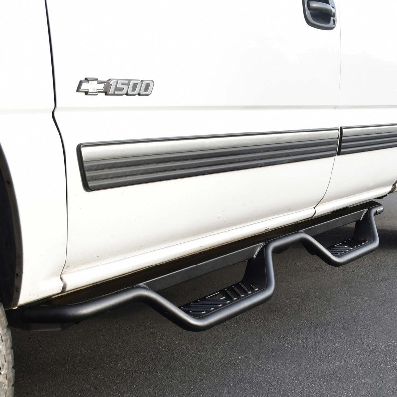 Westin 99-13 Chevrolet Silverado 1500 (Ext. Cab) Outlaw Drop Nerf Step Bars - Textured Black 20-11685 20-11685 Photo - Mounted