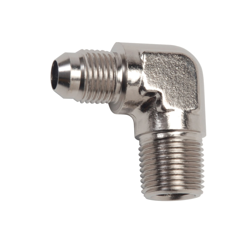 Russell -6 AN 90° Flare to Pipe Adapter (Endura Finish) 660841 Photo - Primary