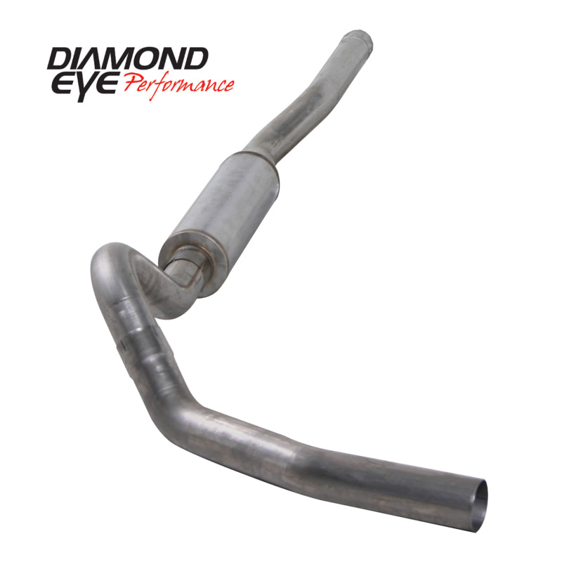 Diamond Eye Performance Diamond Eye KIT 4in CB SGL MFLR RPLCMENT PIPE SS CHEVY/GMC 6.6L 2500/3500 2006-2007.5 K4122S-RP K4122S-RP Photo - Unmounted