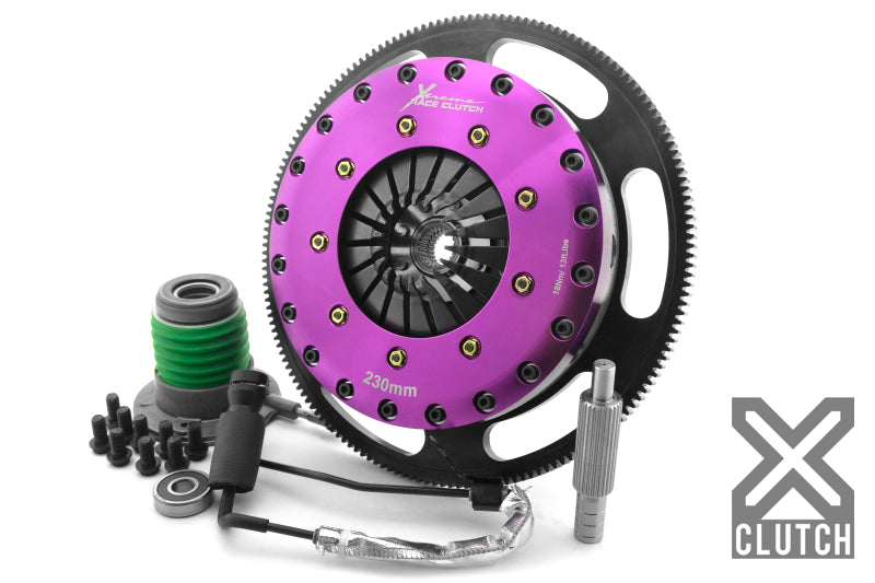XCLUTCH 09-13 Chevrolet Corvette ZR1 6.2L 9in Twin Solid Organic Clutch Kit XKCR23630-2G XKCR23630-2G Photo - Primary