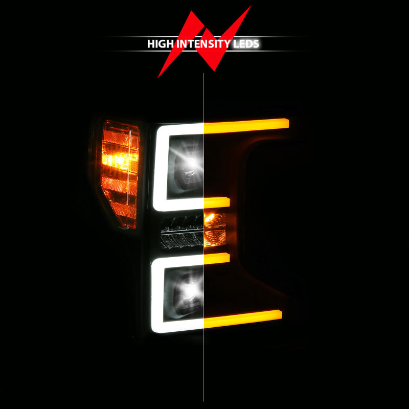 ANZO 20-22 Ford Super Duty (Halogen) Z-Series Full LED Proj Headlights SeqSig - Pass. Side ONLY 111620X-R 111620X-R User 1