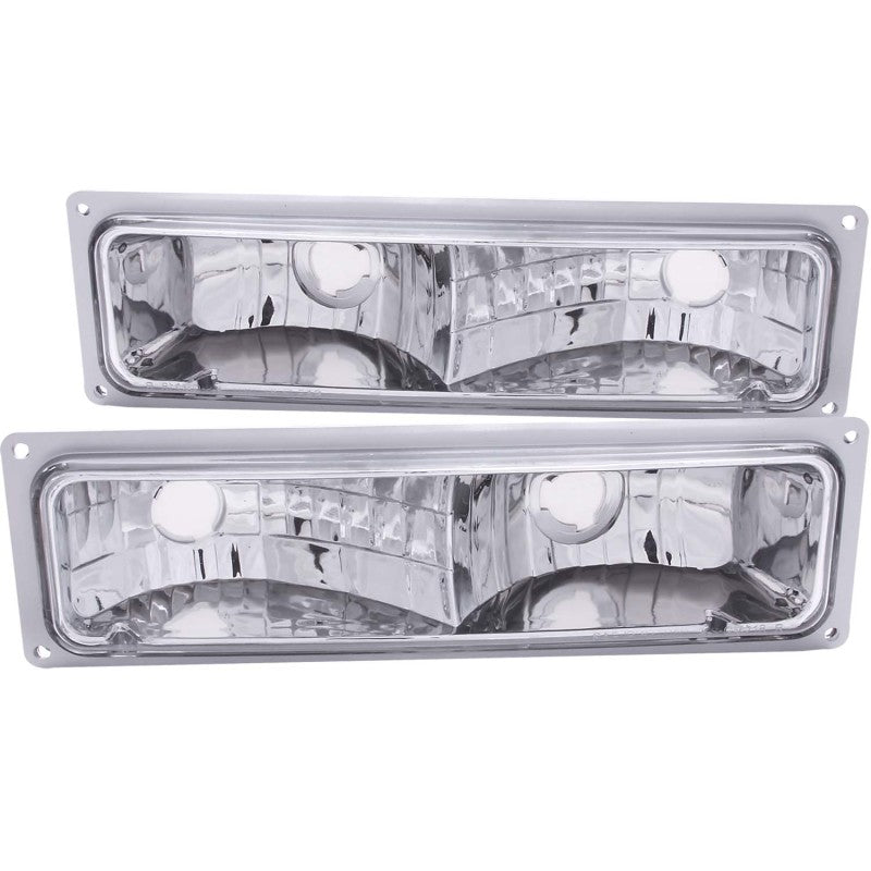 Anzo 1988-1998 Chevrolet C1500 Euro Parking Lights Chrome 511032 Photo - Primary