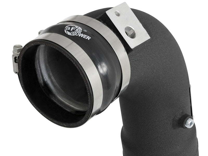 aFe BladeRunner Intercooler Tube Cold Side Black Ford F-150 Raptor 2017 V6 46-20299-B Photo - Close Up