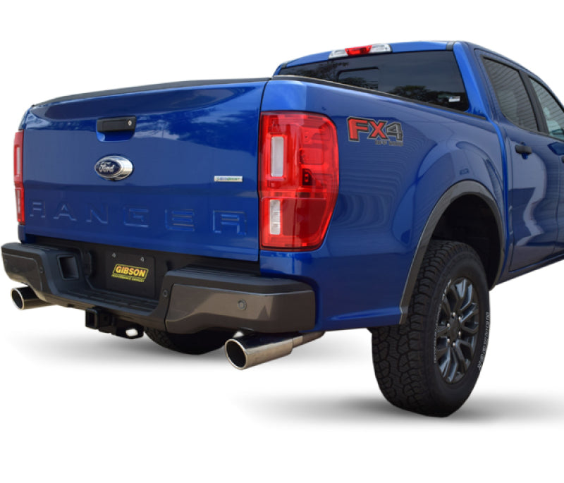 Gibson 2019 Ford Ranger Lariat 2.3L 2.5in Cat-Back Dual Sport Exhaust - Stainless 69550 69550 Illustration Guide