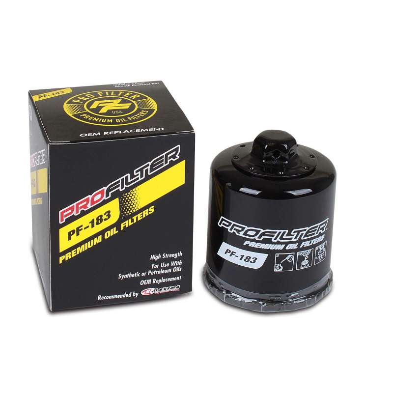 ProFilter Italjet/Malaguti/Peugeot/Piaggio Spin-On Black Various Performance Oil Filter PF-183 PF-183 User 1