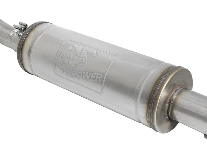 aFe Cat-Back Exhaust System ROCK BASHER 2-1/2in to 3in 409 Stainless Steel 49-48069 Photo - Unmounted