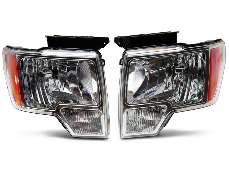 Raxiom 09-14 Ford F-150 Axial OEM Style Rep Headlights- Chrome Housing (Clear Lens) T551343 T551343 Photo - Close Up