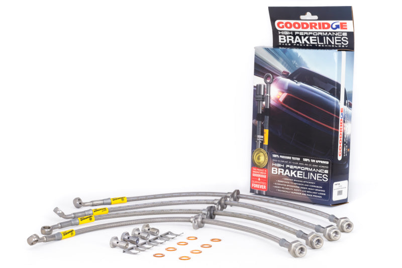Goodridge Stainless Steel Brake Line SS BR 03-07 Honda Accord 20006 Photo - Primary