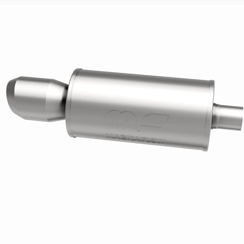 MagnaFlow 7" Round Center/Center Performance Muffler With Tip 14836 360 Degree Image Set