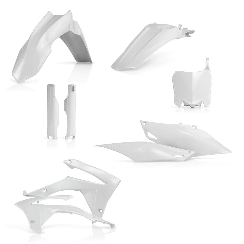 Acerbis 14-17 Honda CRF250R/13-16 CRF450R (Does Not Include Air Box Cover) Full Plastic Kit - White 2314410002 2314410002 Photo - Primary