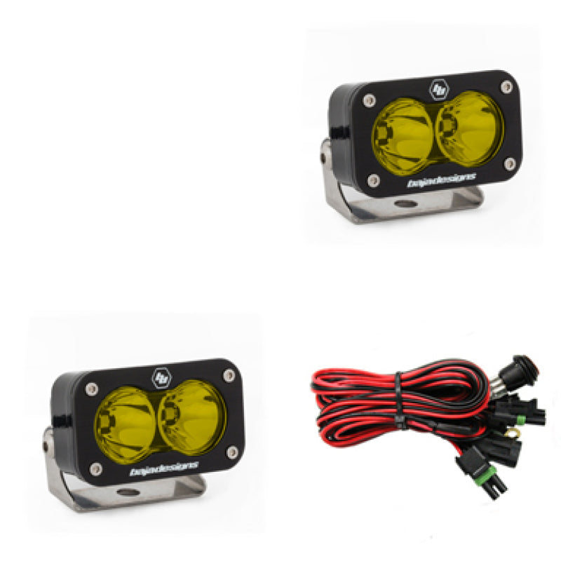Baja Designs S2 Pro Series LED Light Pods Amber Lens Work/Scene Pattern - Pair 487816 487816 Photo - Primary