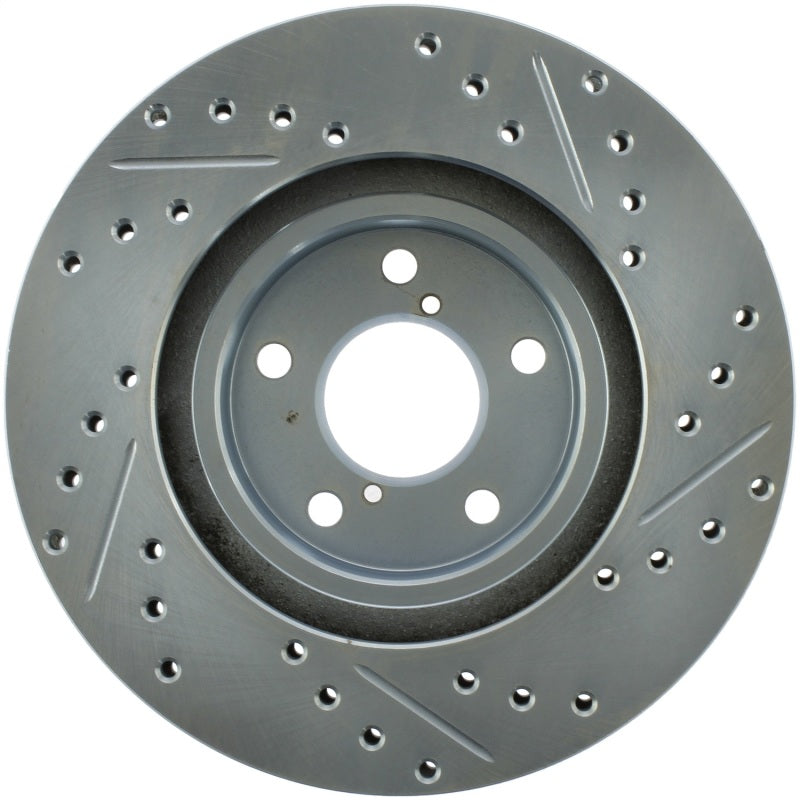 StopTech Select Sport Drilled And Slotted Brake Rotor; Front Right 227.47012R Photo - Unmounted