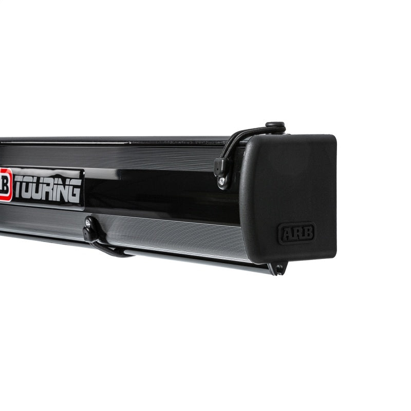 ARB Aluminum Awning, Black Frame, 8.2FT x 8.2FT, Installed with LED Light Strip 814412A 814412A Photo - Unmounted