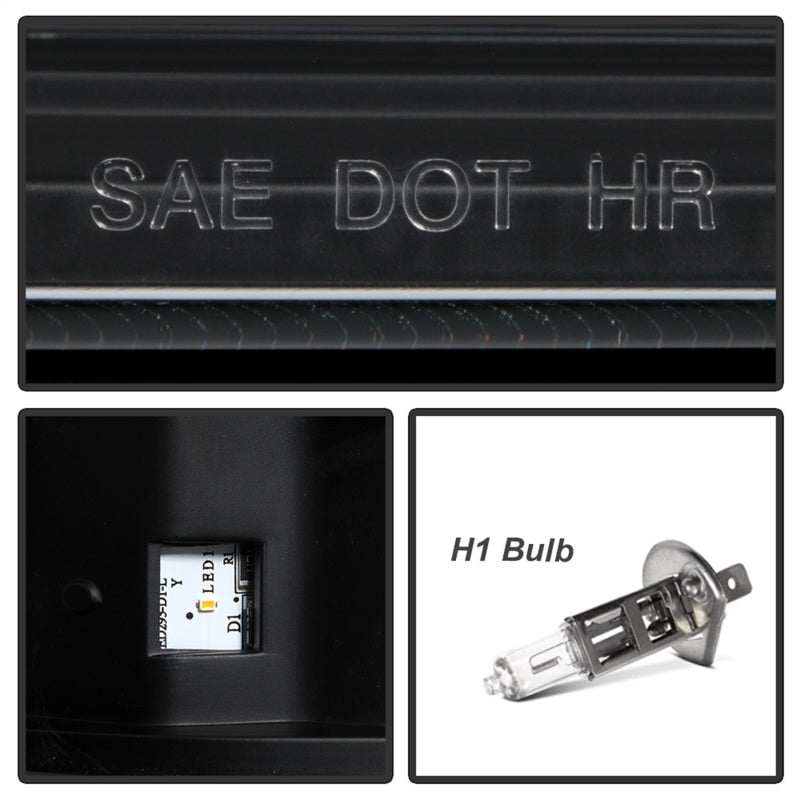 Spyder 05-07 Ford F250/350/450 Super Duty Projector LED Black PRO-YD-FS05V2PL-BK 5087911 5087911 Photo - Unmounted