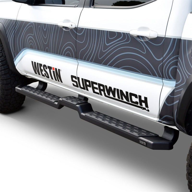 Westin 05-23 Toyota Tacoma DC HDX Running Boards - Tex. Blk 55-32775 55-32775 Photo - Mounted
