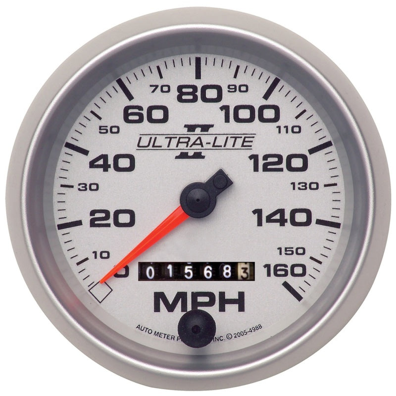 Autometer Gauge,Speedometer,3 3/8",160mph, Mechanical,Ultra-Lite II 4993 Photo - Primary