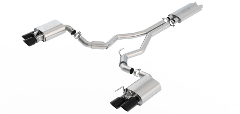 Borla 18-20 Ford Mustang GT 5.0L AT/MT ECE Approved Cat-Back Exhaust w/ Active Valve 1014046BC 1014046BC Photo - Primary