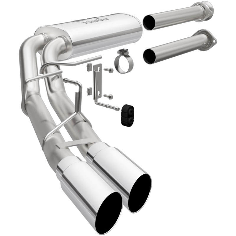 Magnaflow 15-21 Ford F-150 Street Series Cat-Back Performance Exhaust System- Polished Side Exit 19563 19563 Photo - Primary