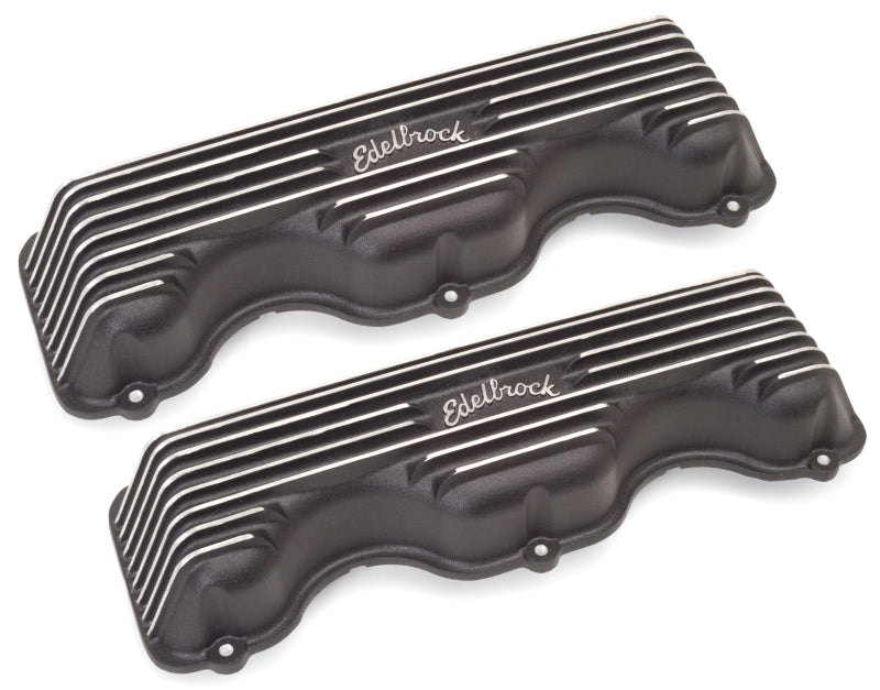 Edelbrock Valve Cover Classic Series Chevrolet W 348/409 CI V8 Black 41403 41403 Photo - Unmounted
