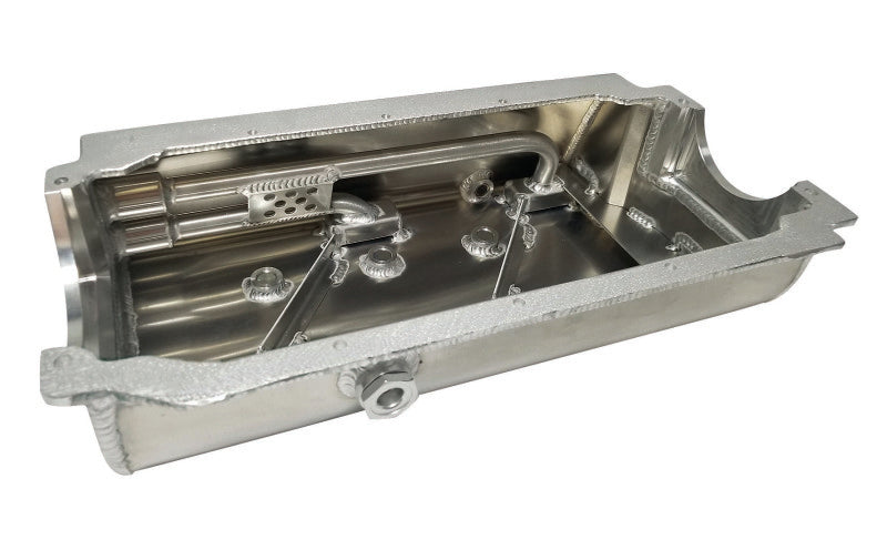 Moroso Dart/Brodix Small Block (w/Two Pick Ups) Sprint Car Dry Sump 6.5in Aluminum Oil Pan 21552 21552 Photo - Primary