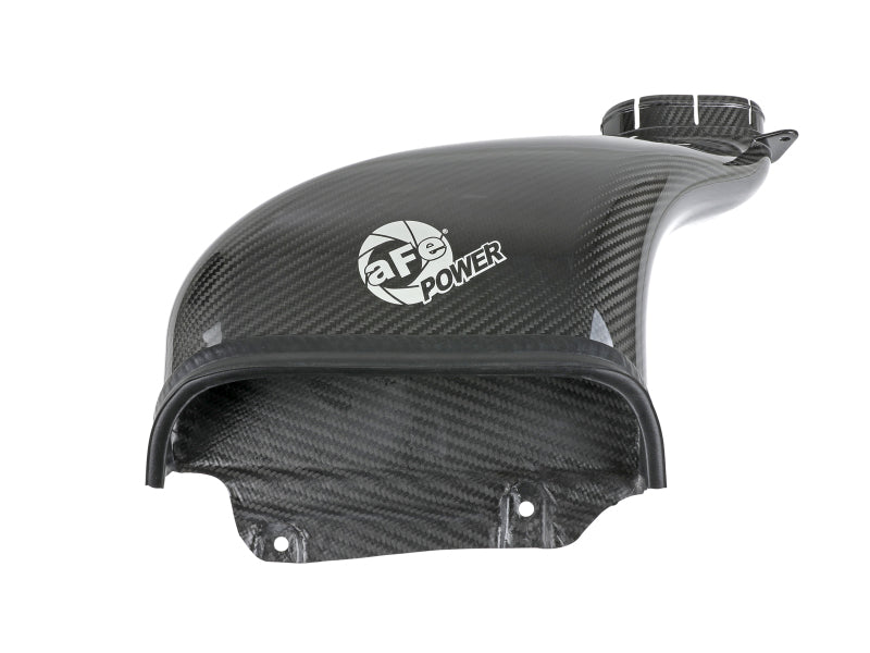 aFe Quantum Cold Air Intake System Scoop 18-20 Ford F150 EcoBoost V6-3.5L/2.7L - Carbon Fiber 53-10008SC 53-10008SC Photo - Unmounted