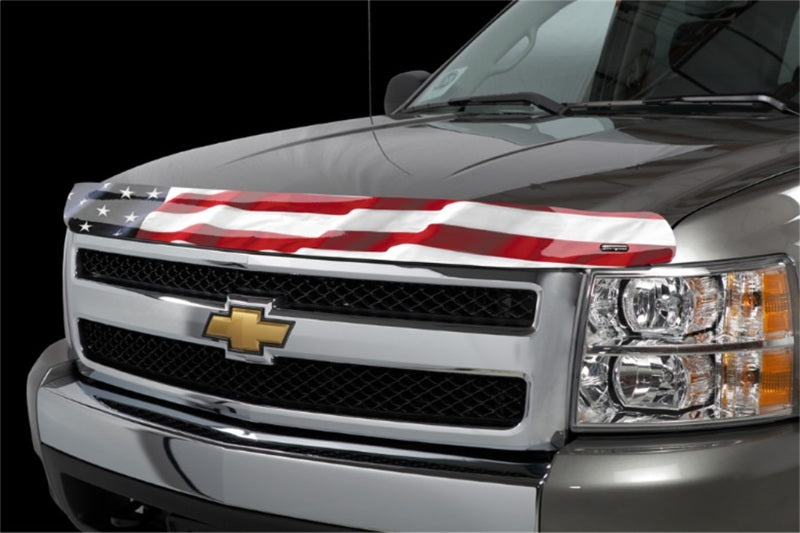 Stampede Vigilante Premium Hood Protector,American Flag,For 2007-2013 Chevrolet 2042-41 Photo - Mounted
