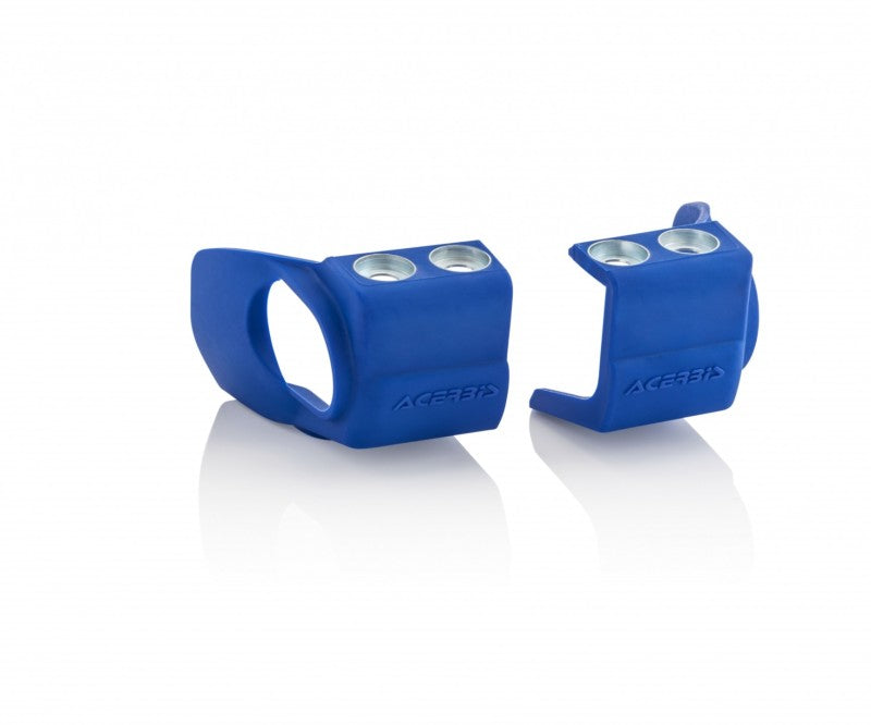 Acerbis 21+ Fantic/ 02+ Yam 125-450 YZ/ FX /X / YZF / WR250F/450F Fork Shoe Protectors - Blue 2709700211 2709700211 Photo - Primary