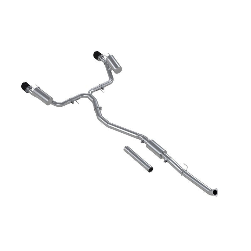 MBRP 22-24 Honda Civic SI 1.5L T304 SS 3in Cat-Back Exhaust 2.5in Dual Split Rear w/ CF Tips S49033CF S49033CF Photo - Primary