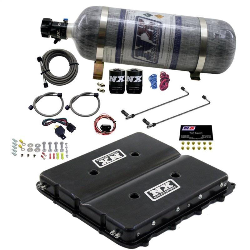 Nitrous Express Nitrous Kit w/Billet LT4 Supercharger Lid w/12lb Bottle 20939-12 20939-12 Photo - Primary