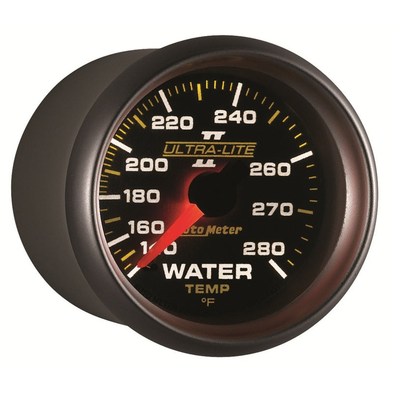 Autometer Ultra-Lite II 52mm 140-280 Deg F Mechanical Water Temp Gauge 4931 4931 User 6