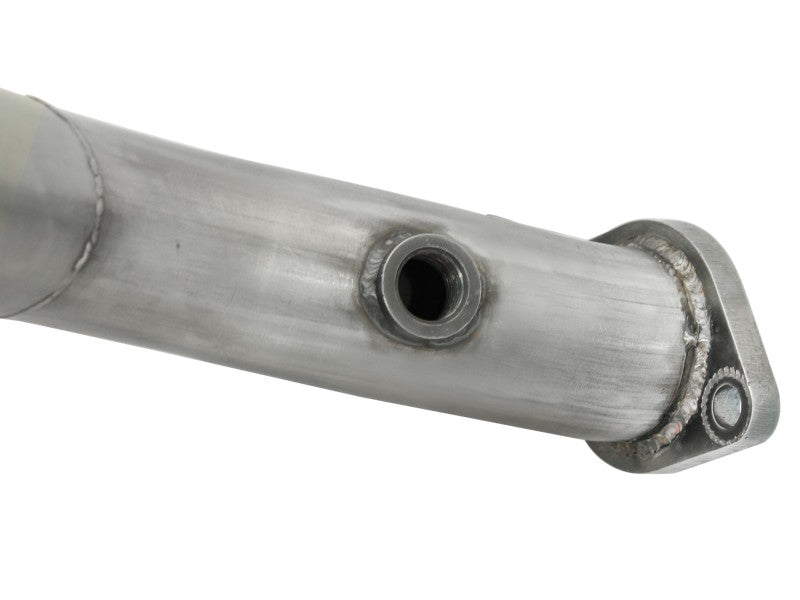 aFe 08-13 BMW 128i (E82/88) L6 3.0L Twisted Steel 304 Stainless Steel Long Tube Header w/ Cat 48-36307-1 48-36307-1 Photo - Close Up