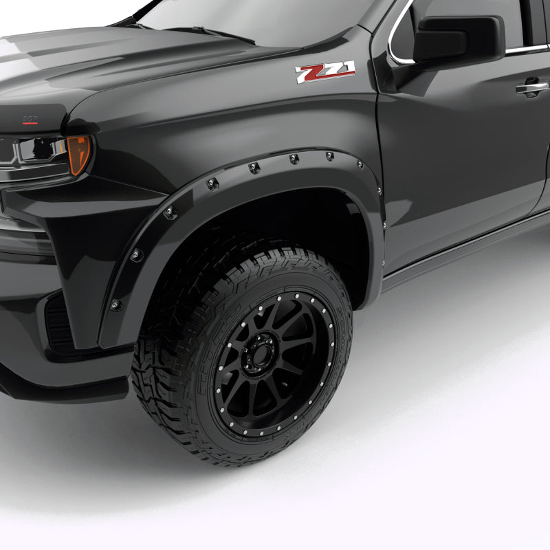 EGR 19-22 Chevrolet Silverado 1500 Traditional Bolt-On Look Fender Flares Black Set Of 4 791694-GBA 791694-GBA User 1